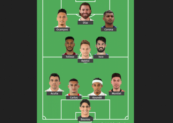 11 titular del sevilla